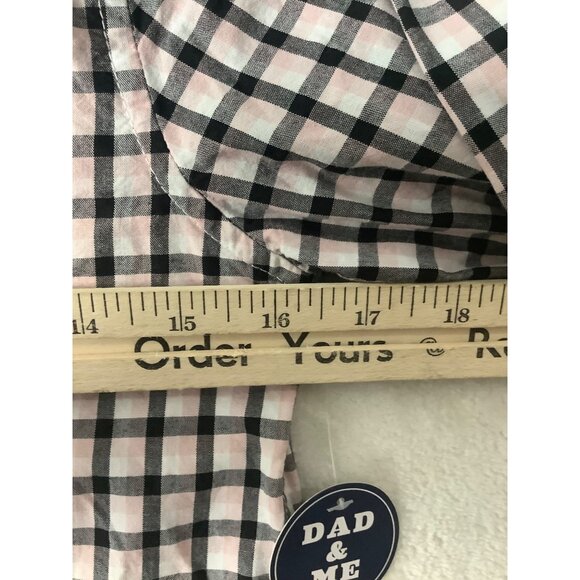 Childrens Place Boys Checkered Button-Down Shirt Size 7/8 NWT 100% Cotton - Picture 4 of 6